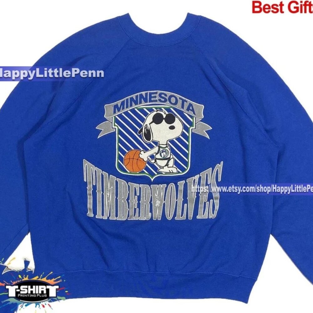 Vintage Minnesota Timberwolves Sweatshirt, Minnesota Basketball Hoodie